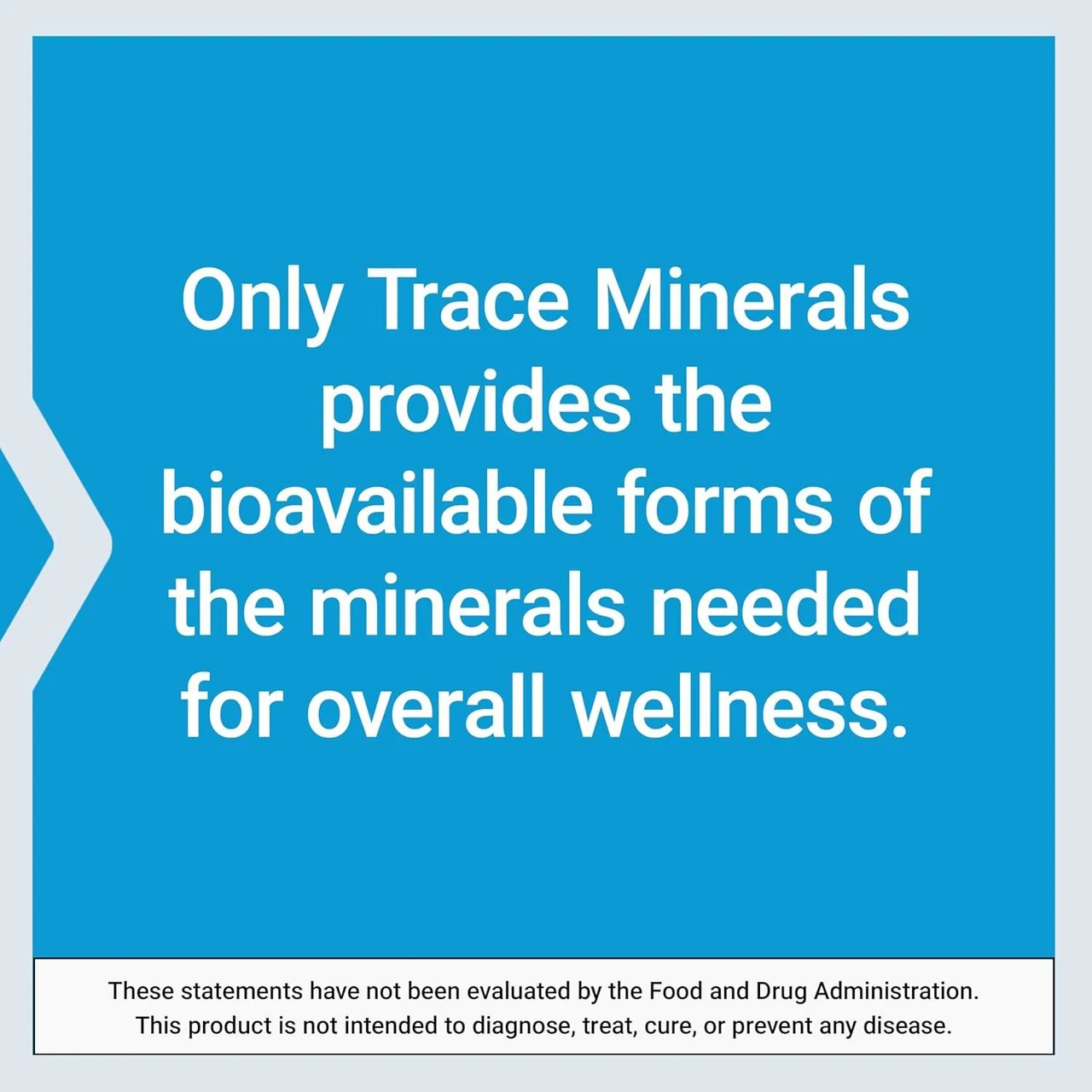 Only Trace Minerals benefits text graphic