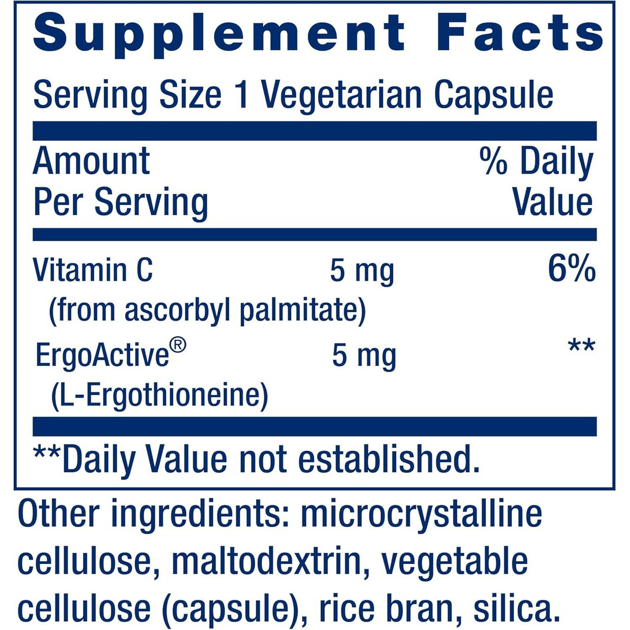 Life Extension Essential Youth L-Ergothioneine - 30 Capsules