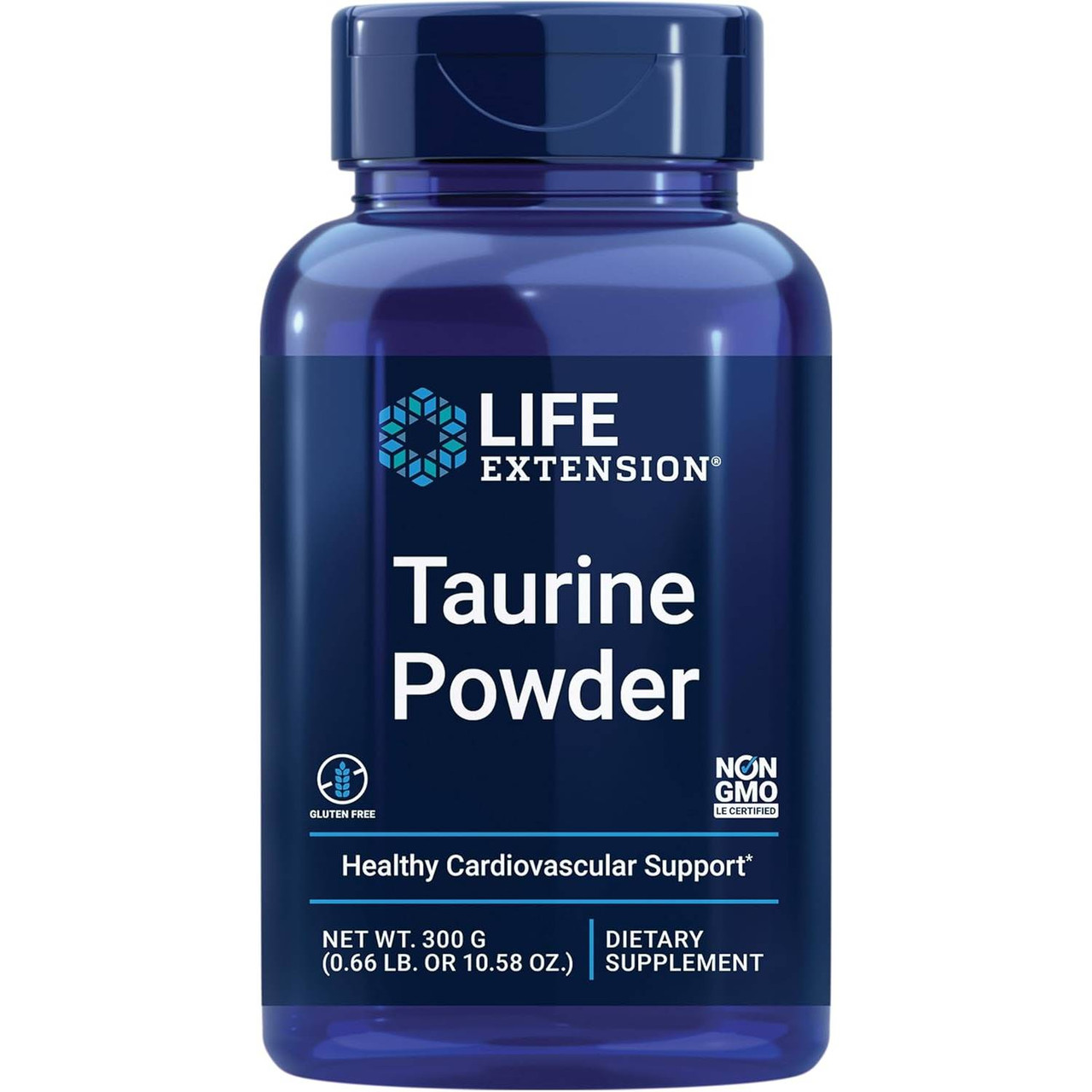 Life Extension Taurine Powder 300 g (10.58 oz) bottle