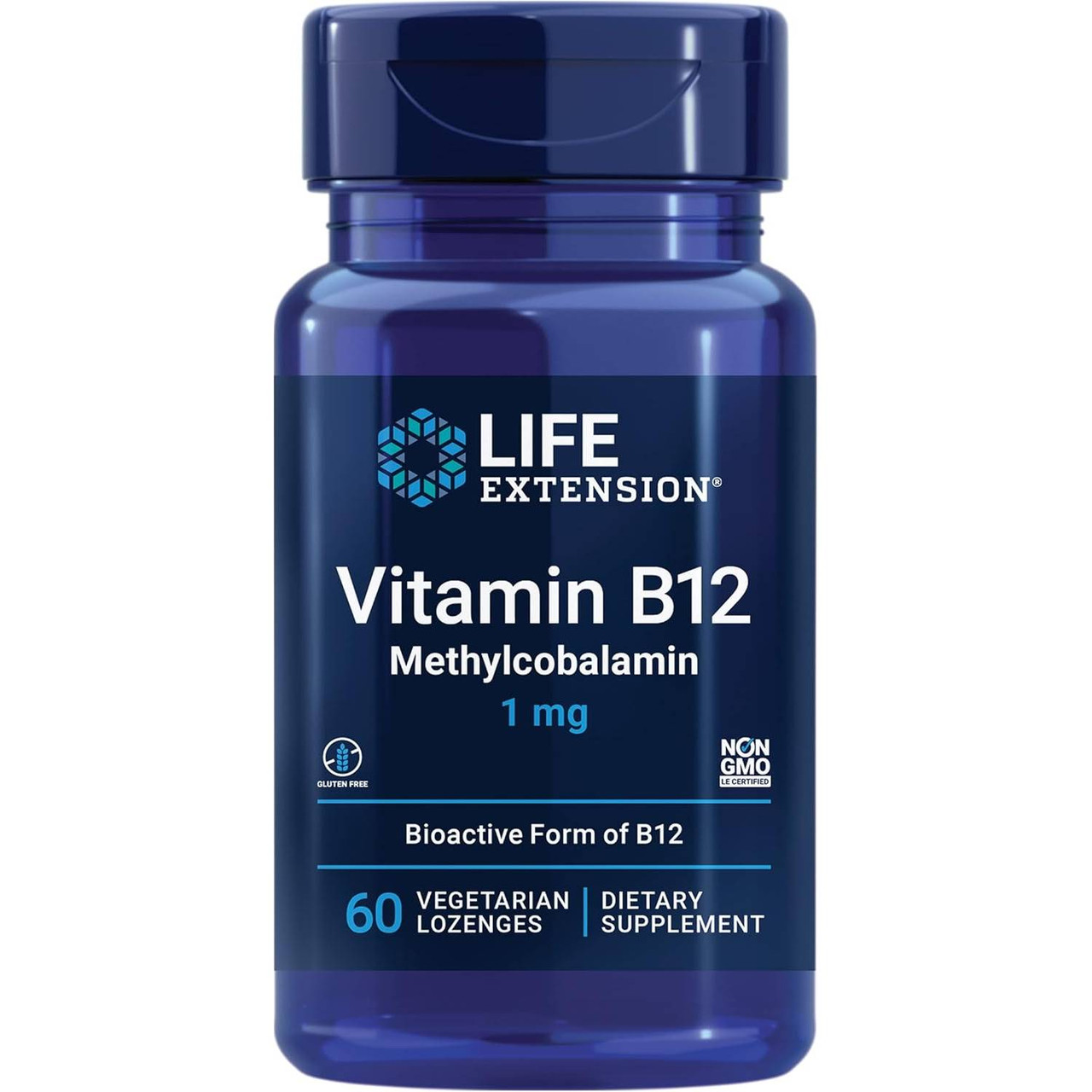 Life Extension Methylcobalamin 1mg Lozenges - 60 Lozenges LFEX53665 10.99