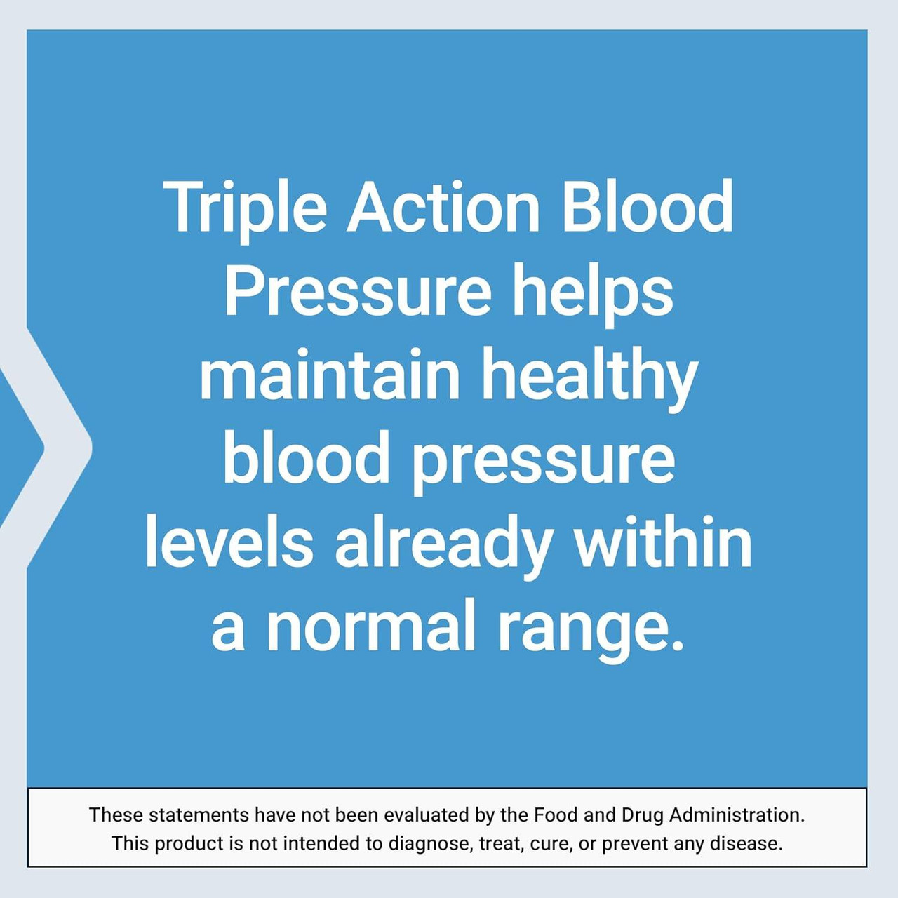 Triple Action Blood Pressure benefits text graphic
