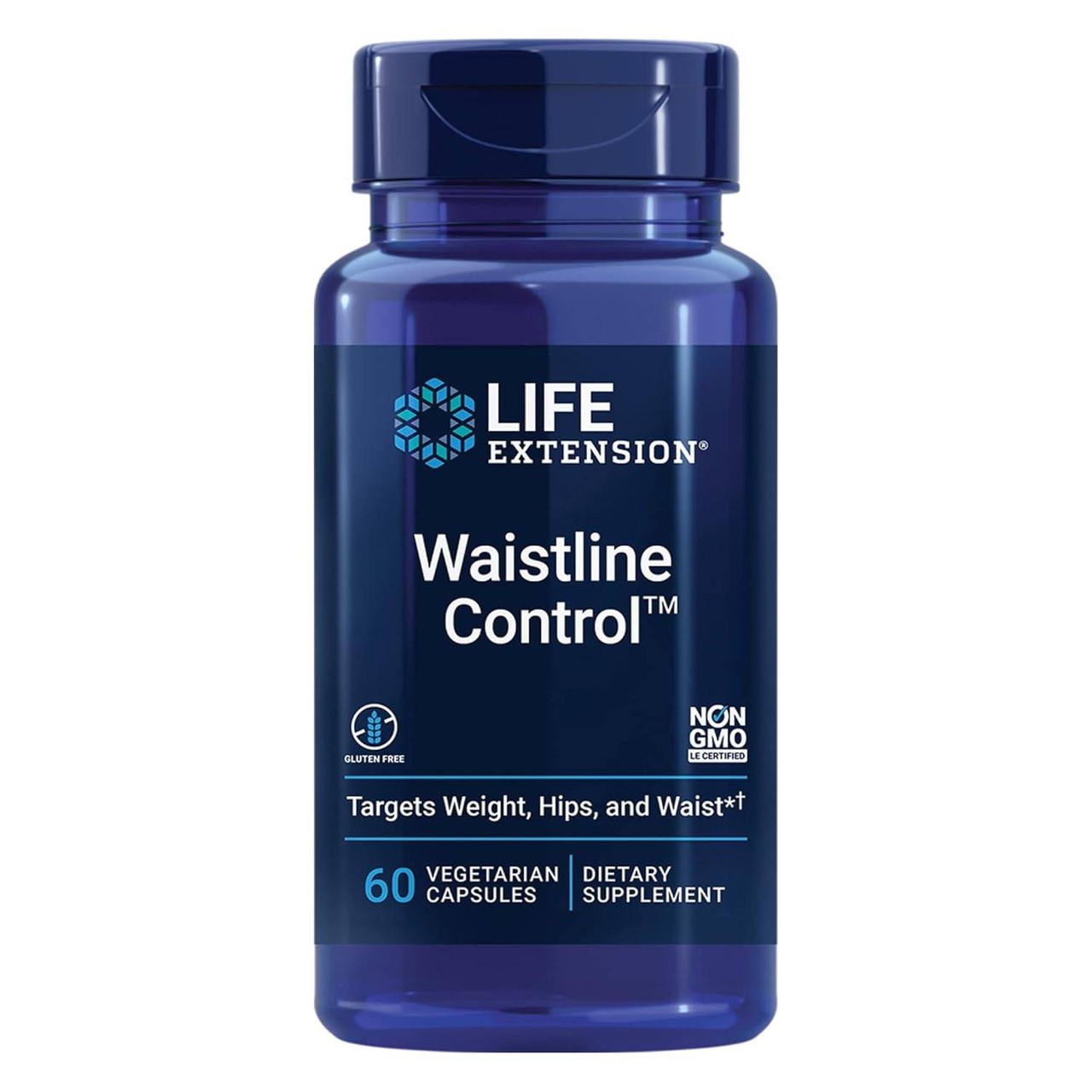 Life Extension Waistline Control 60 vegetarian capsule bottle
