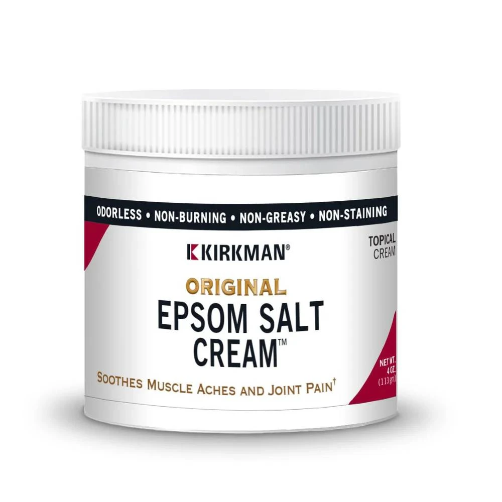Kirkman Original Epsom Salt Cream 4 oz (113 g) jar