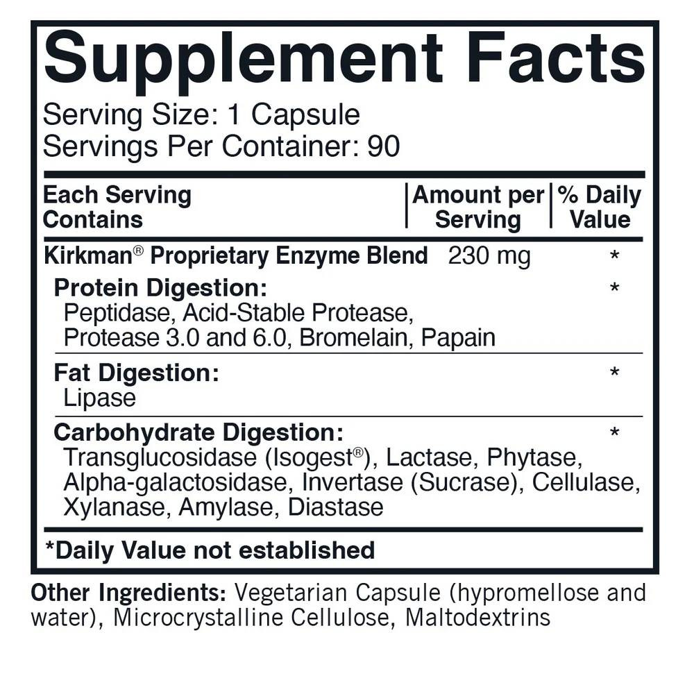Kirkman Professional EnZym-Complete/DPP-IV - 90 Capsules