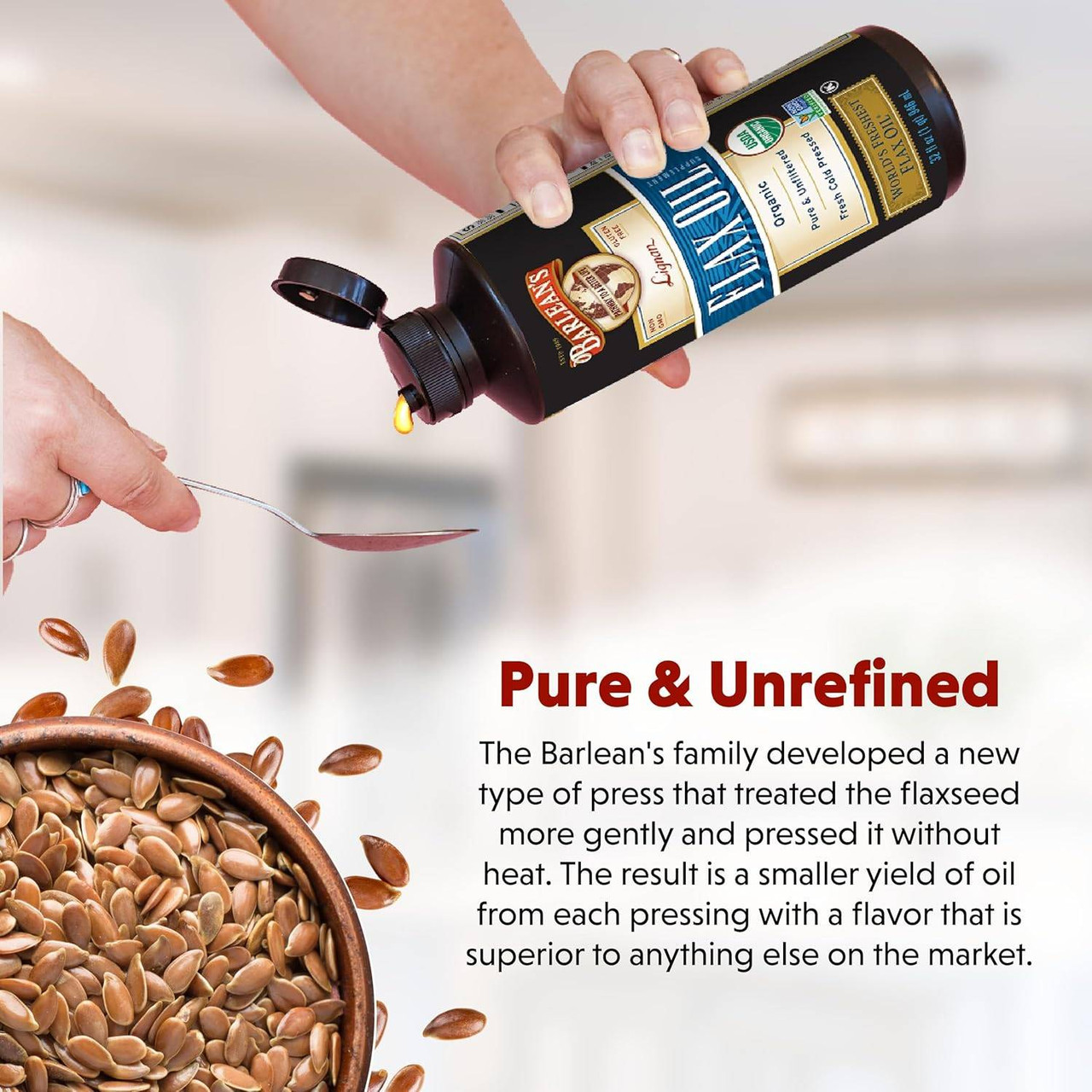 Barlean's Organic Oils Lignan Flax Oil