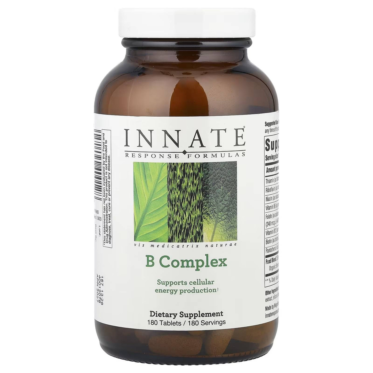 Innate Response Formulas B Complex 180 tablet bottle