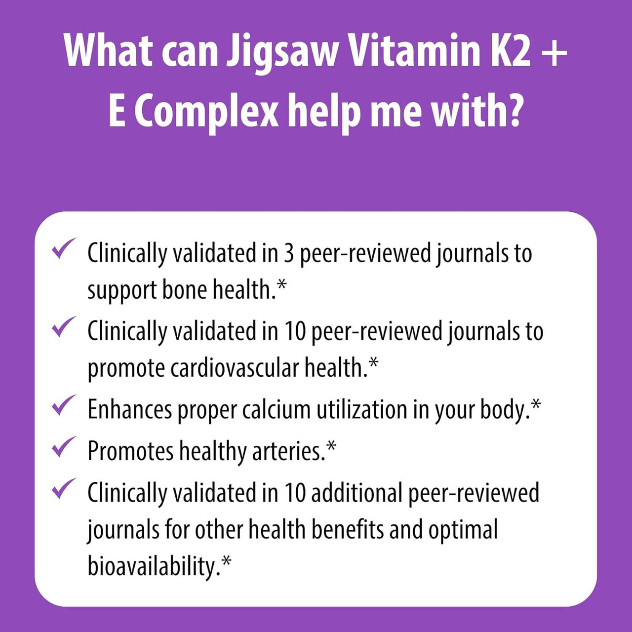 Jigsaw Health Vitamin K2 + E Complex - 60 Softgels