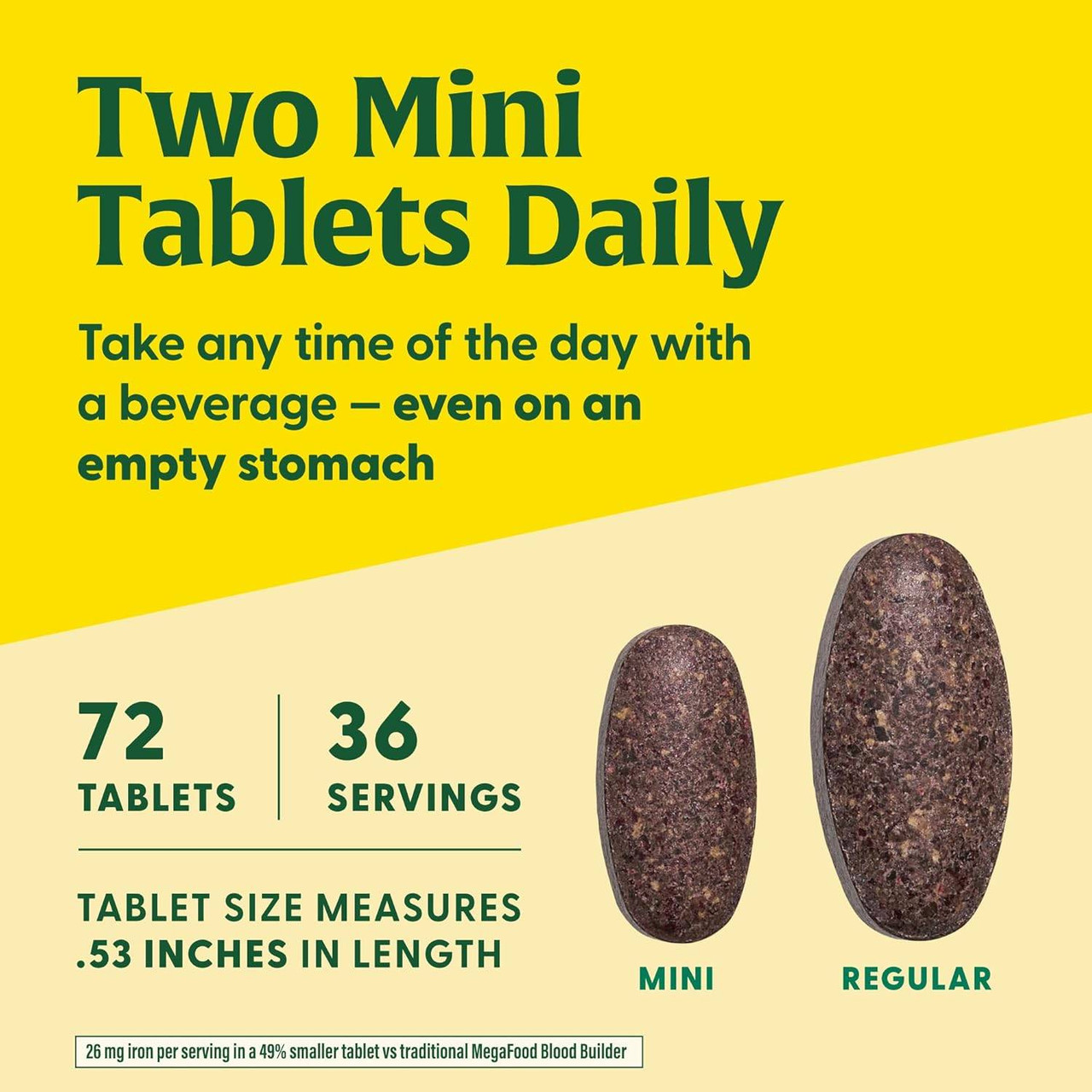 MegaFood Blood Builder Minis - 60 Tablets