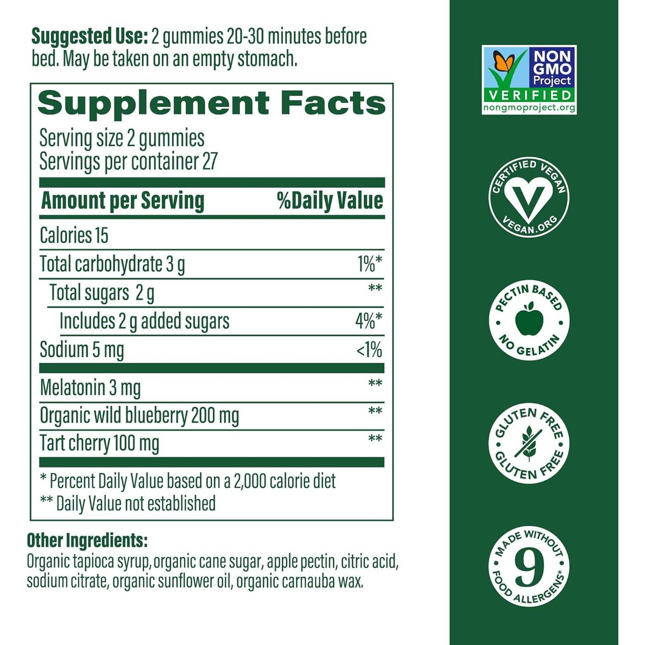 MegaFood Melatonin Berry Good Sleep Gummies - 54 Gummies