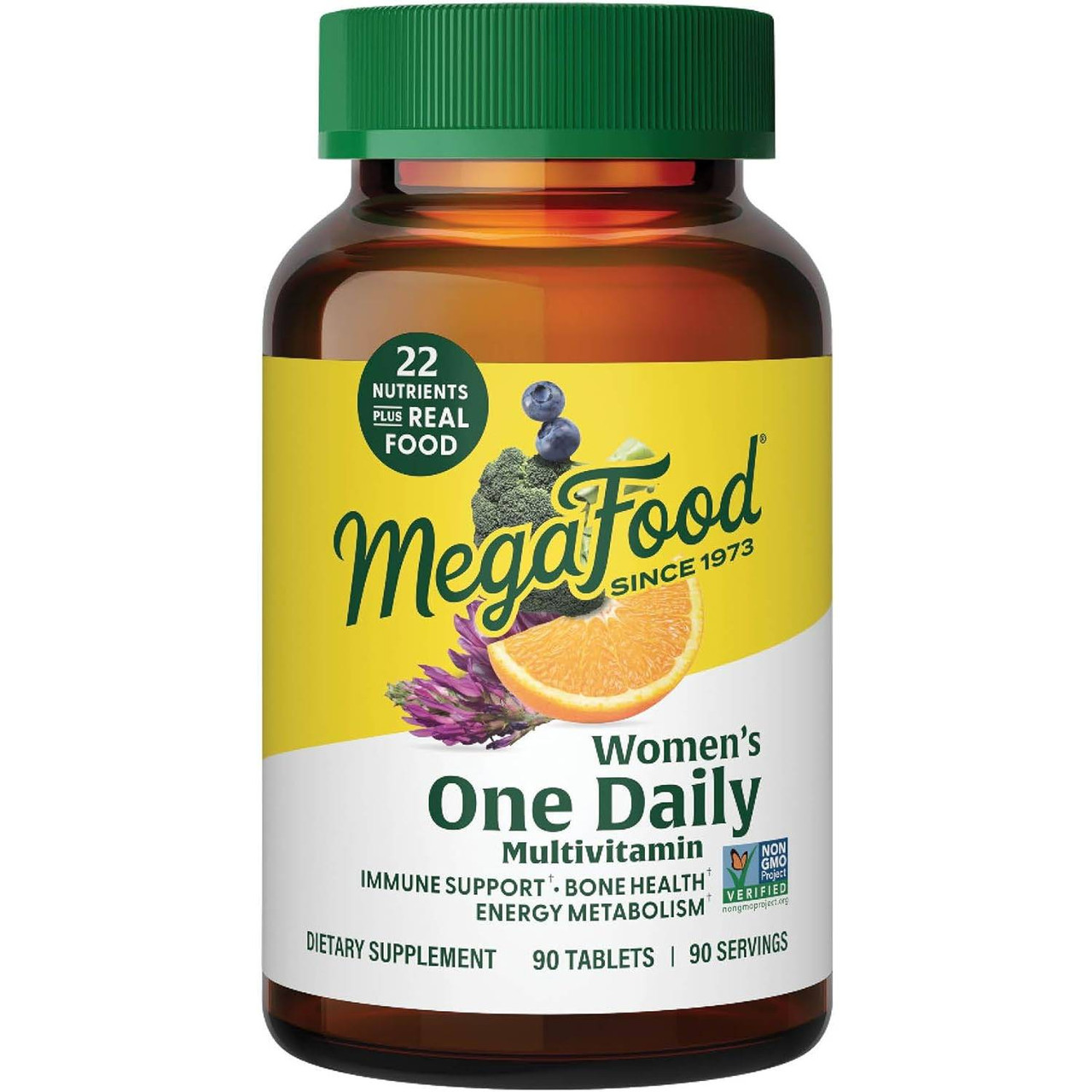MegaFood Women's One Daily Multivitamin 90 tablets bottle