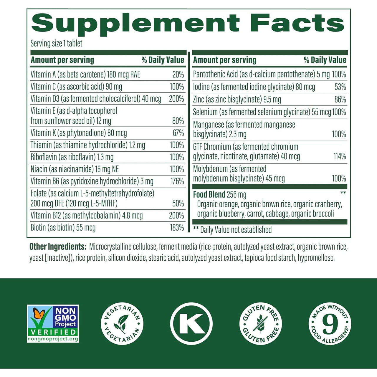 MegaFood Women Over 55 One Daily