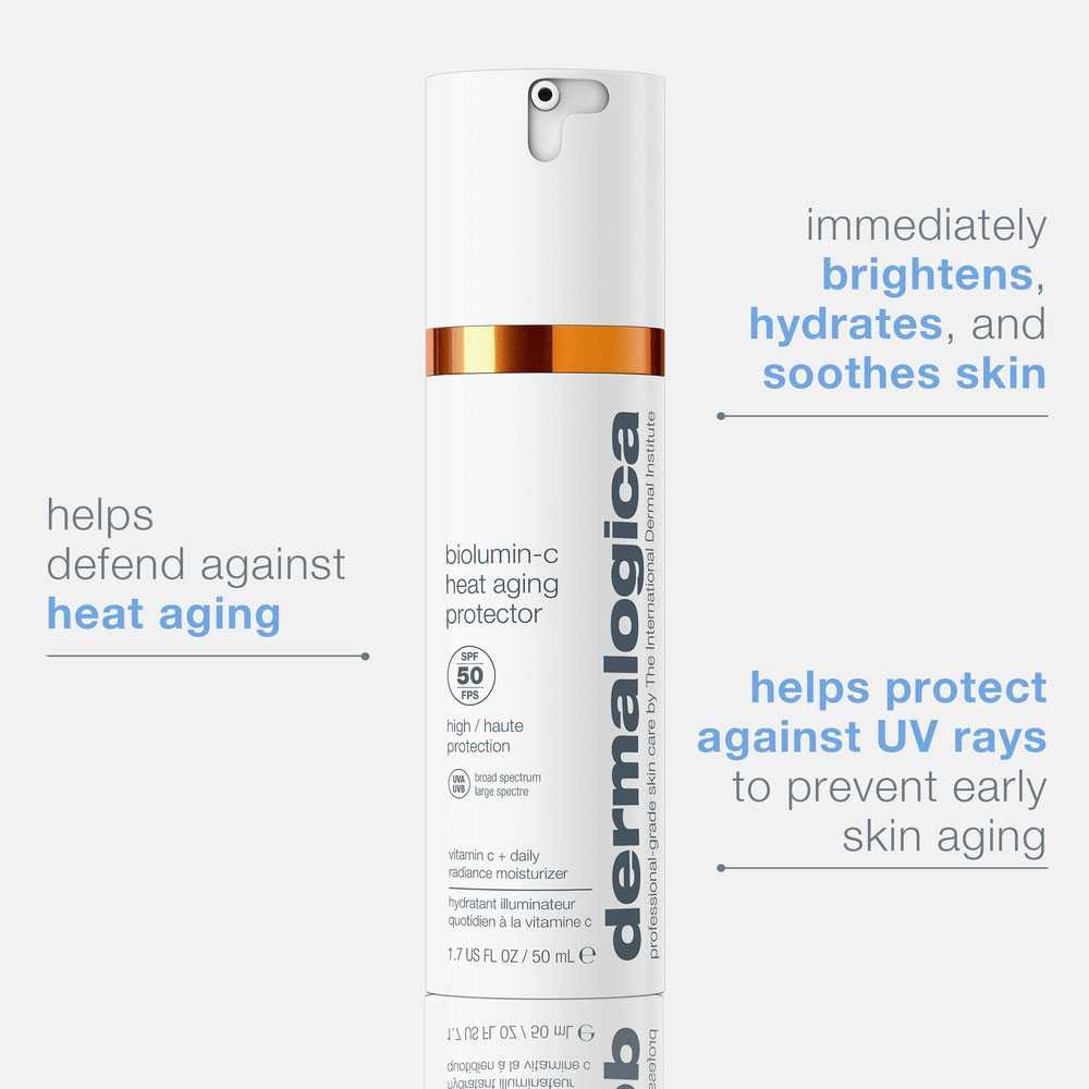 Dermalogica BioLumin-C Heat Aging Protector SPF 50 DM111510 BeautifiedYou.com