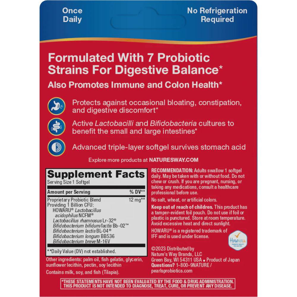 Nature's Way Complete Probiotic Pearls - 30 Softgels
