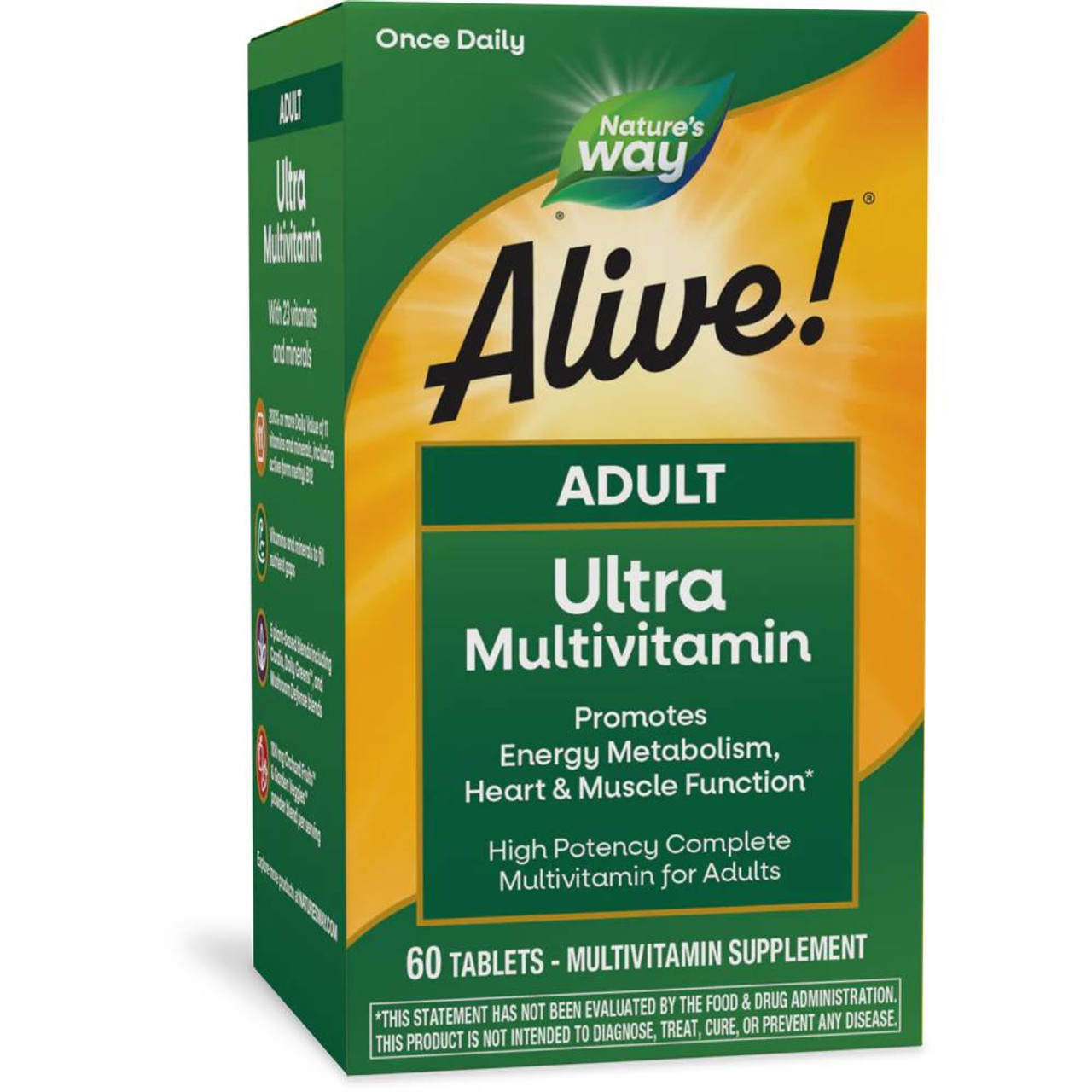 Nature's Way Alive! Adult Ultra Potency Complete Mult - 60 Tablets NTWY56797 29.99