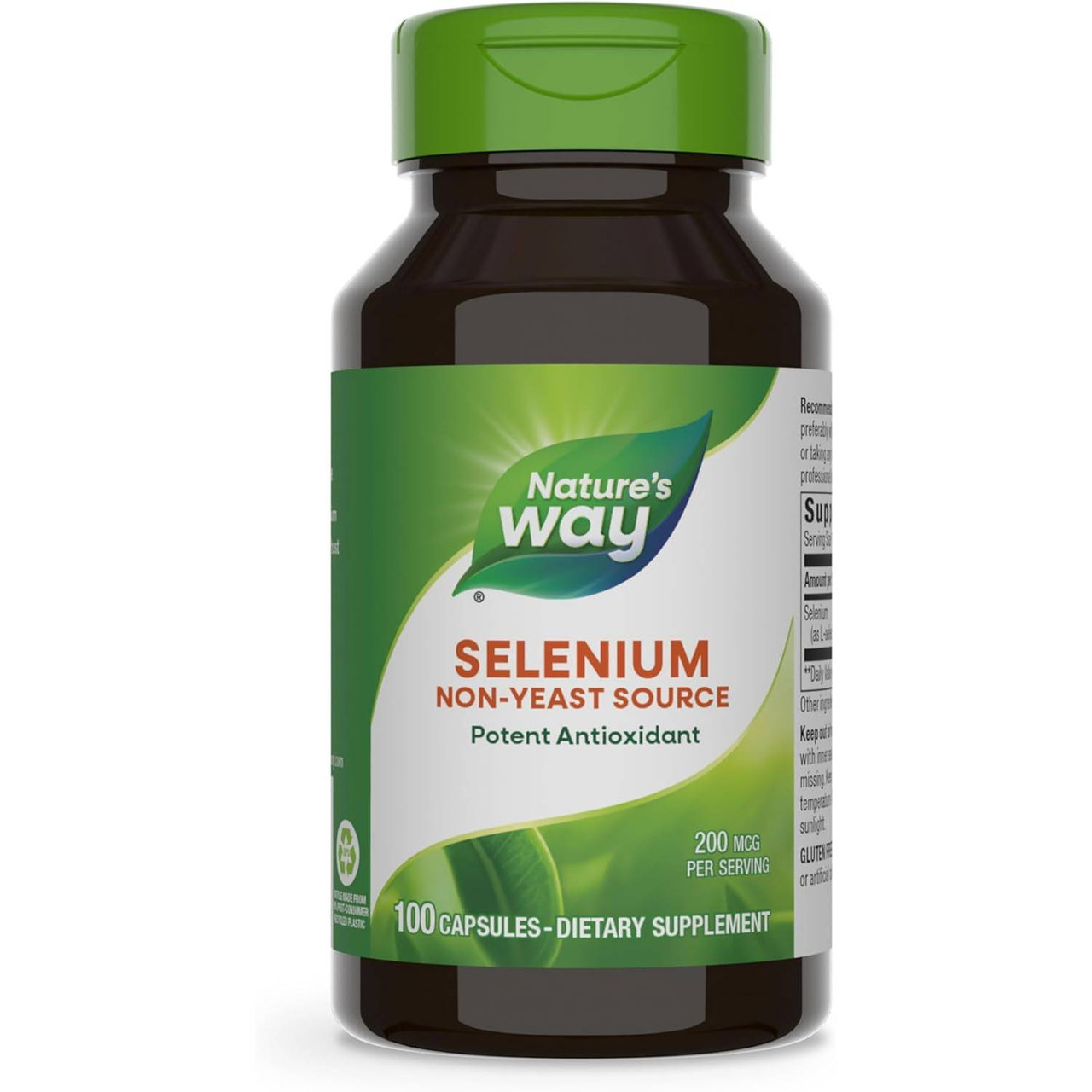 Nature's Way Selenium 100 capsules bottle