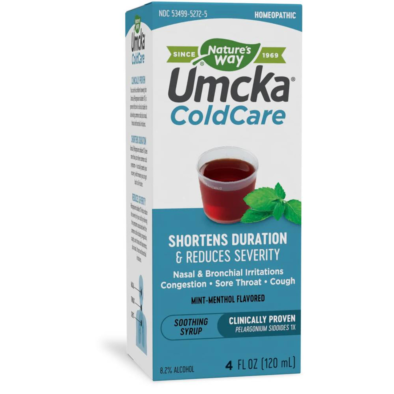 Nature's Way Umcka ColdCare Menthol Syrup - 120 Milliliters NTWY52720 17.99