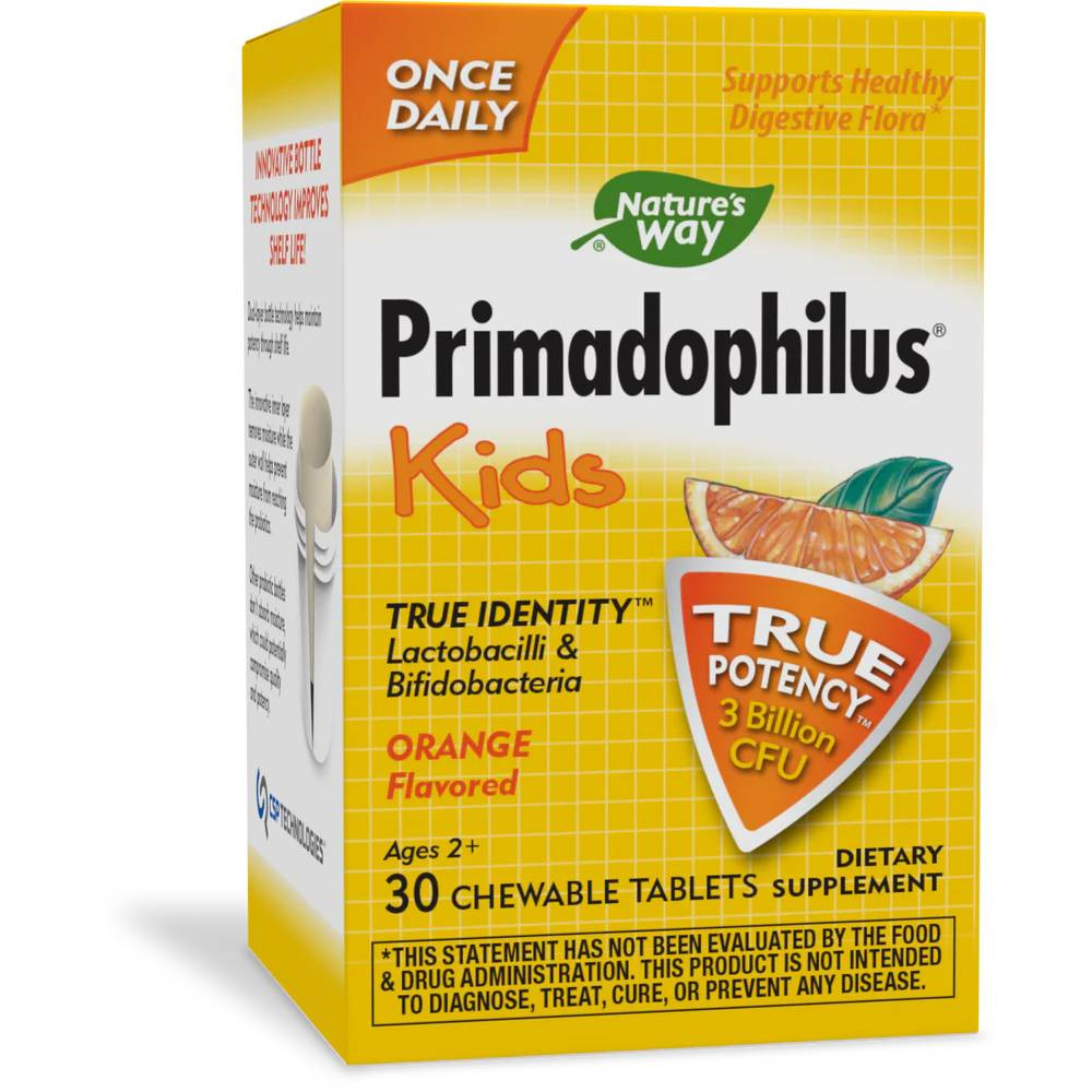 Nature's Way Primadophilus Kids (orange flavor) - 30 Tablets NTWY42424 11.99