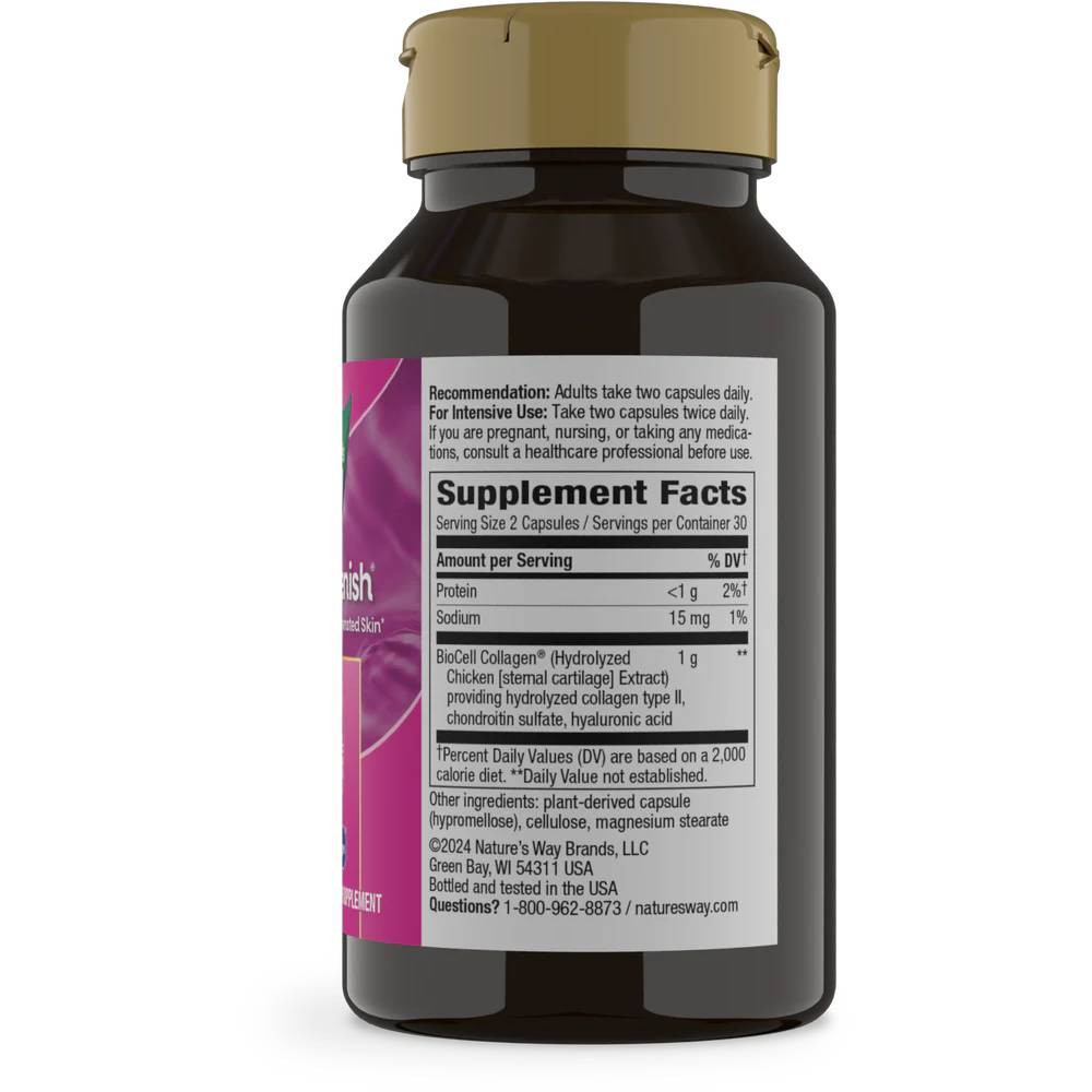 Back of Hydraplenish bottle with supplement facts panel