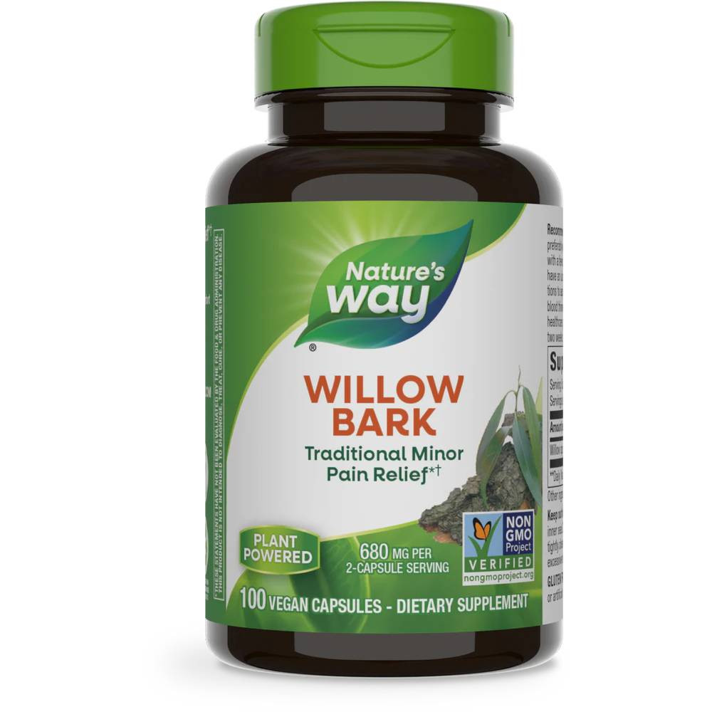 Nature's Way White Willow - 100 Capsules NTWY78508 11.99