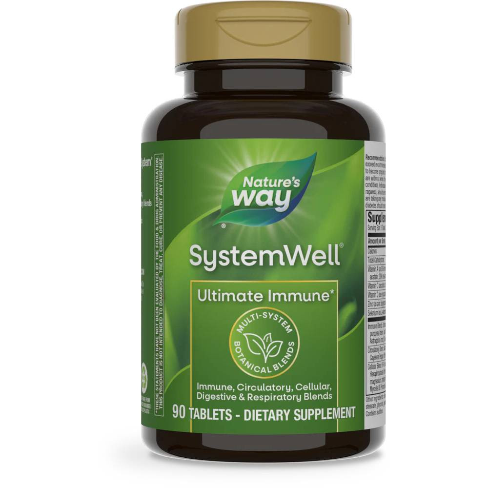Nature's Way SystemWell Ultimate Immune 90 tablets bottle