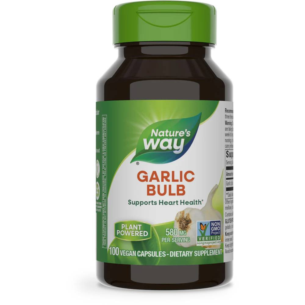 Nature's Way Garlic Bulb - 100 Capsules NTWY30001 11.99
