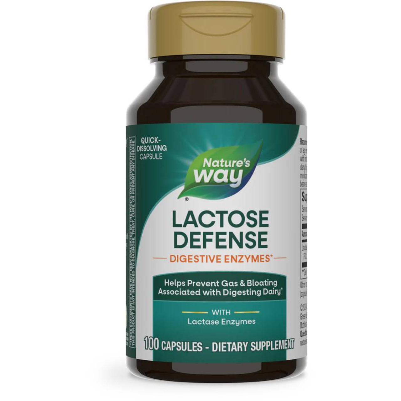 Nature's Way Lactase Formula - 100 Capsules NTWY71104 23.99