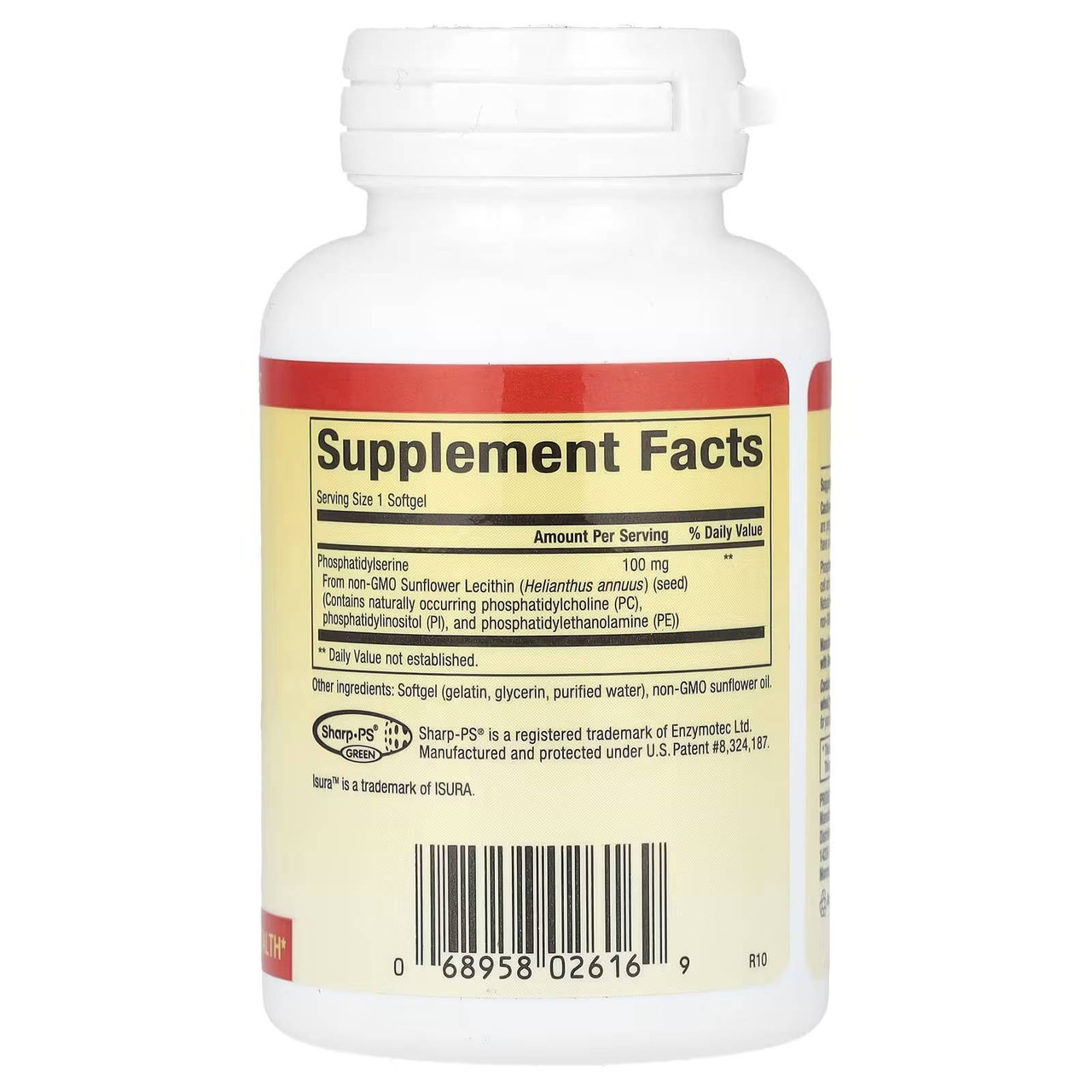 Natural Factors PS (phosphatidylserine) 100mg - 60 Softgels