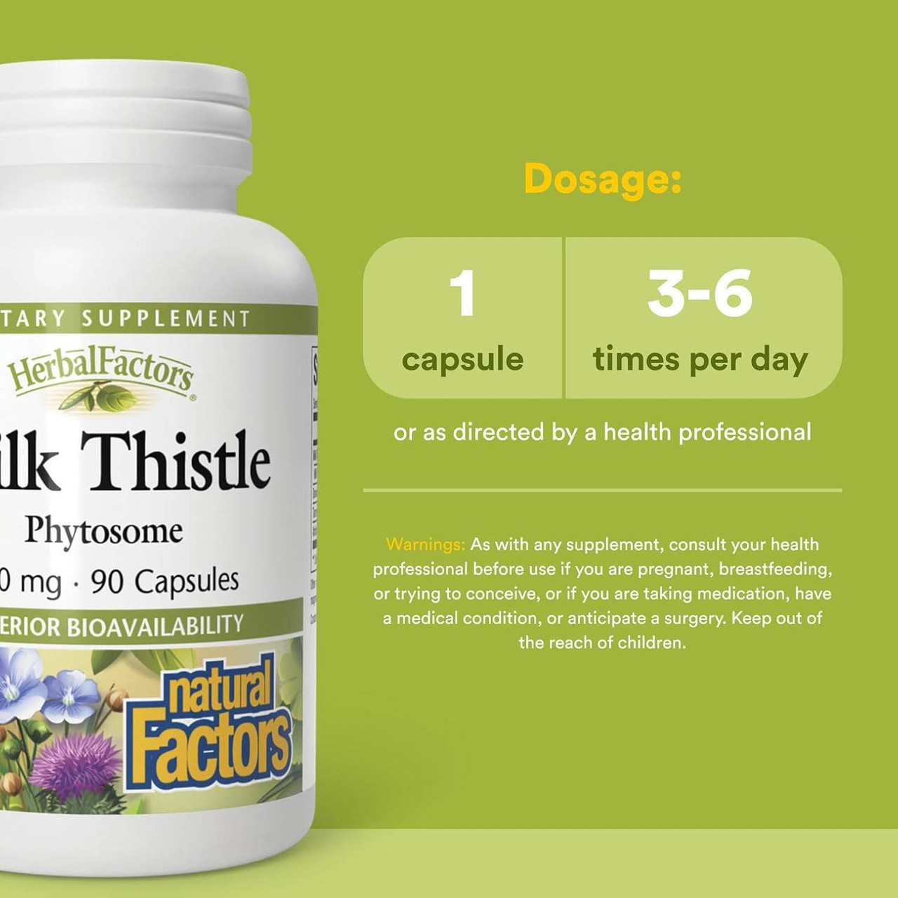 Natural Factors Milk Thistle Phytosome - 90 Capsules