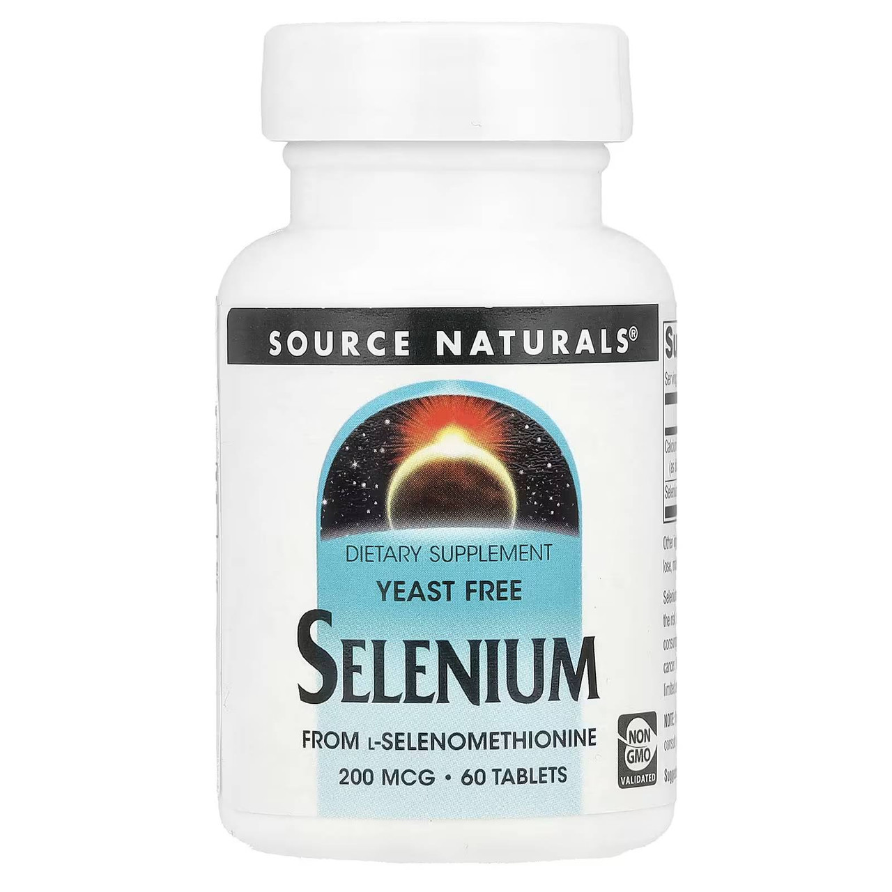 Source Naturals Selenium, Yeast Free - 60 Tablets SRNT09221 BeautifiedYou.com