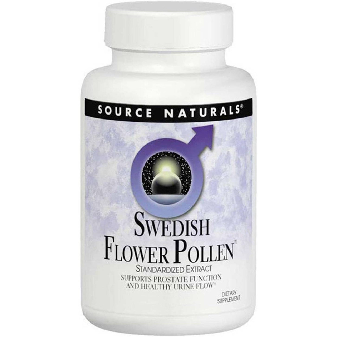 Source Naturals Swedish Flower Pollen Standardized Extract 90 tablets bottle
