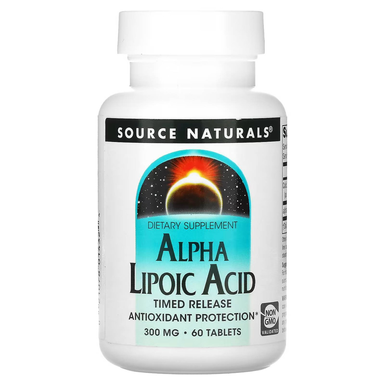 Source Naturals Alpha Lipoic Acid 300 mg Timed Release 60 tablet bottle