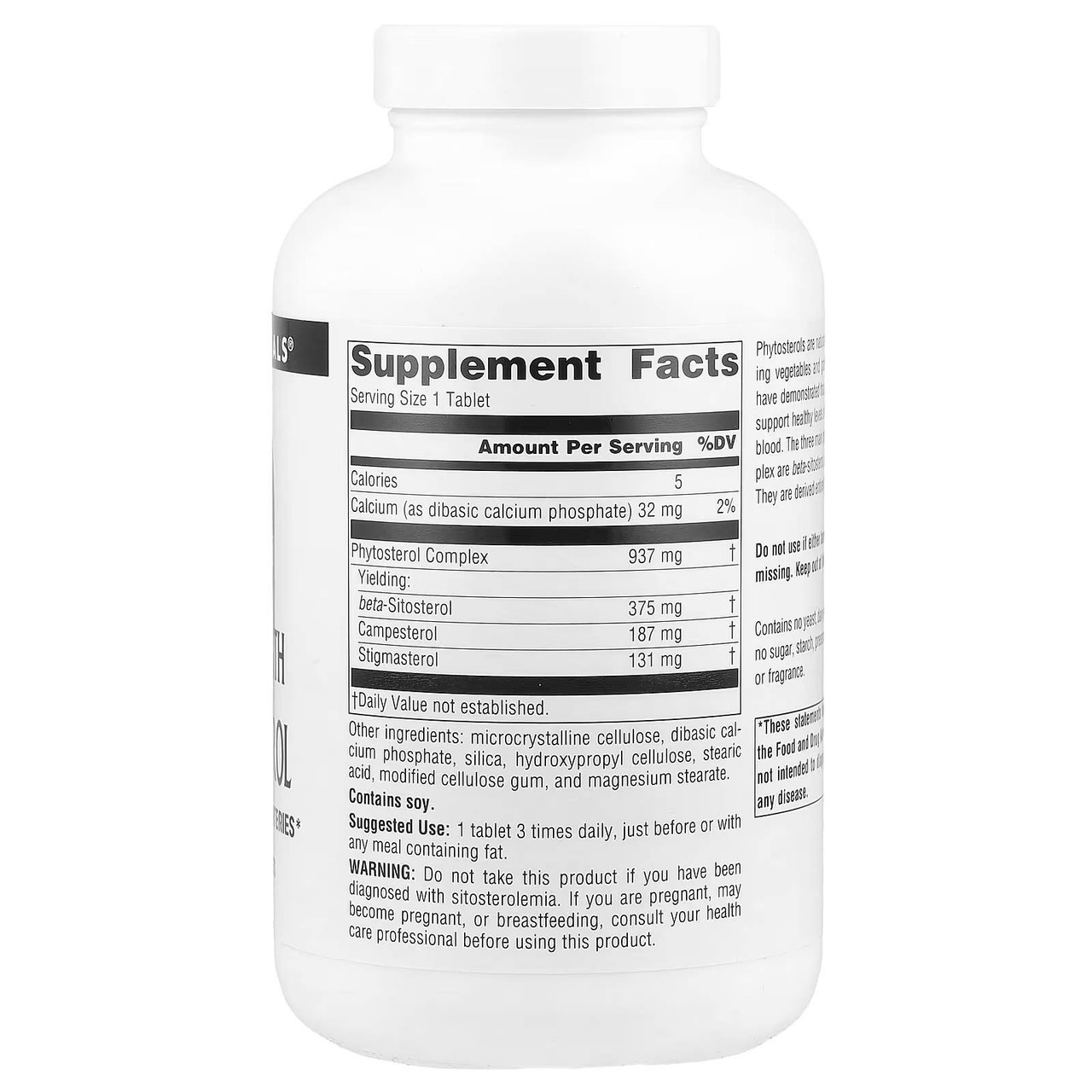 Source Naturals Beta Sitosterol, Mega Strength - 120 Tablets SRNT14164 BeautifiedYou.com