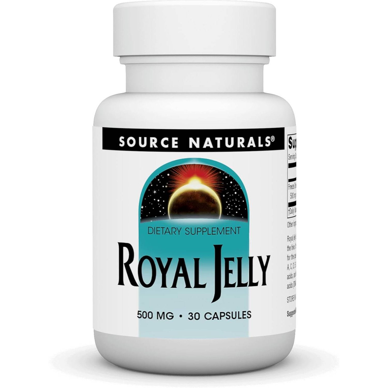 Source Naturals Royal Jelly 500 mg - 30 Capsules SRNT09825 BeautifiedYou.com