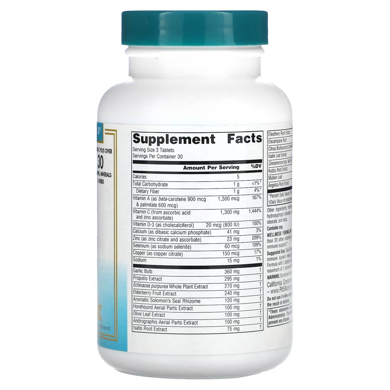 Source Naturals Wellness Formula Tablets (California Only) SRNT-WFTCO BeautifiedYou.com