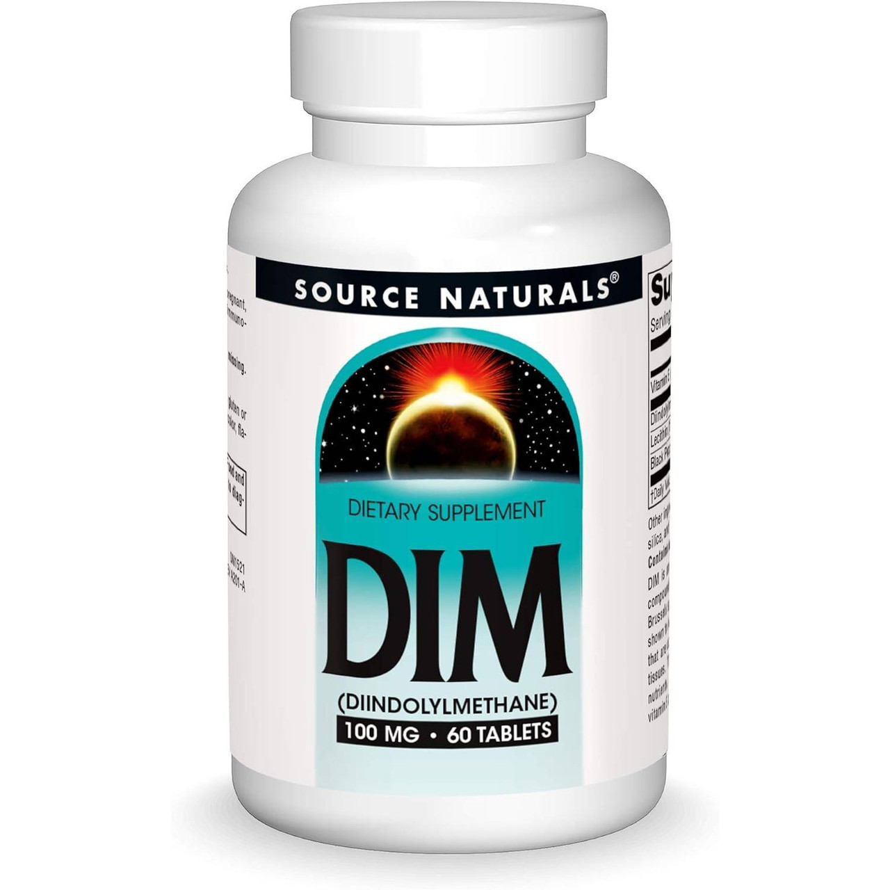 Source Naturals DIM 100mg - 60 Tablets SRNT15215 BeautifiedYou.com