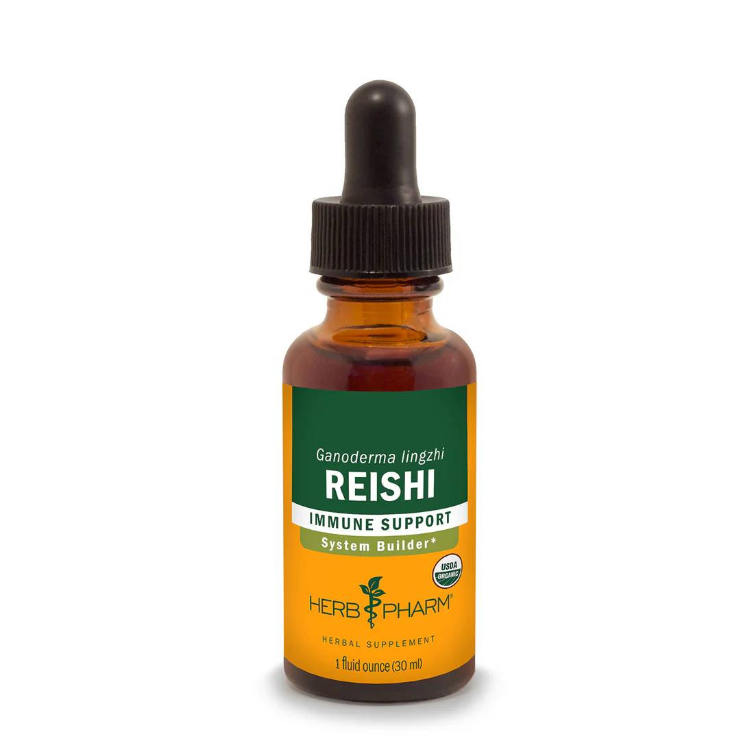 Herb Pharm Reishi liquid extract amber dropper bottle