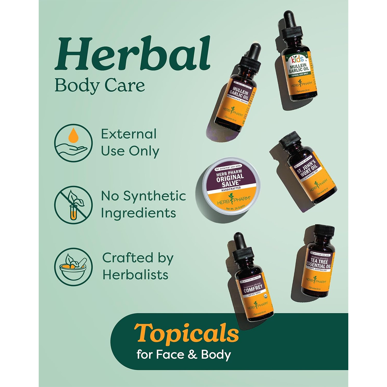 Herb Pharm Kids Mullein Garlic Oil - 30 ml