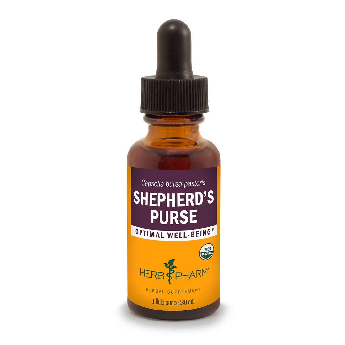 Herb Pharm Shepherd's Purse liquid extract dropper bottle