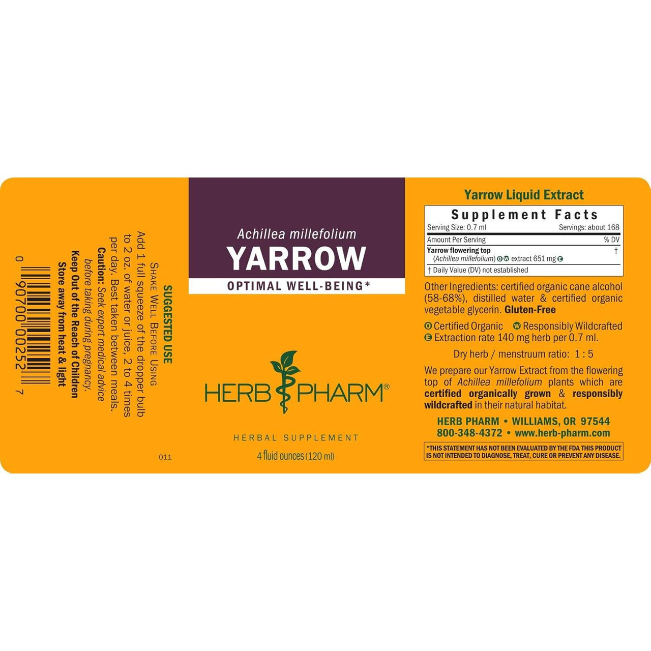 Herb Pharm Yarrow