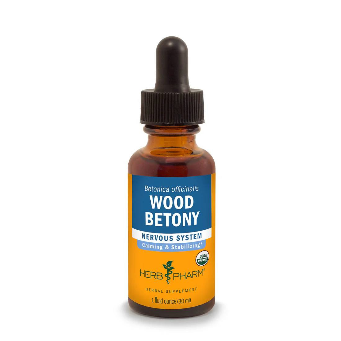 Herb Pharm Wood Betony liquid extract 1 fl oz (30 mL) dropper bottle