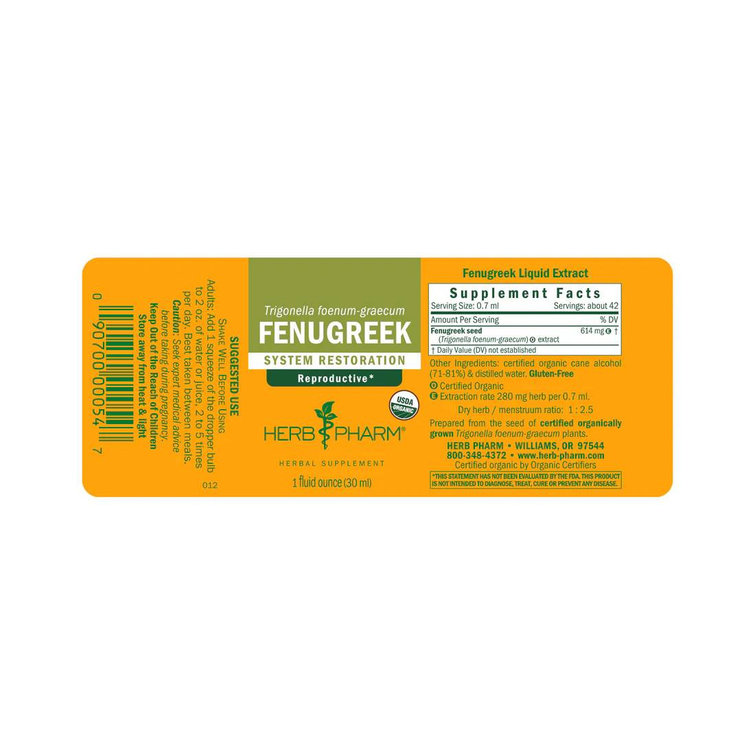 Herb Pharm Fenugreek