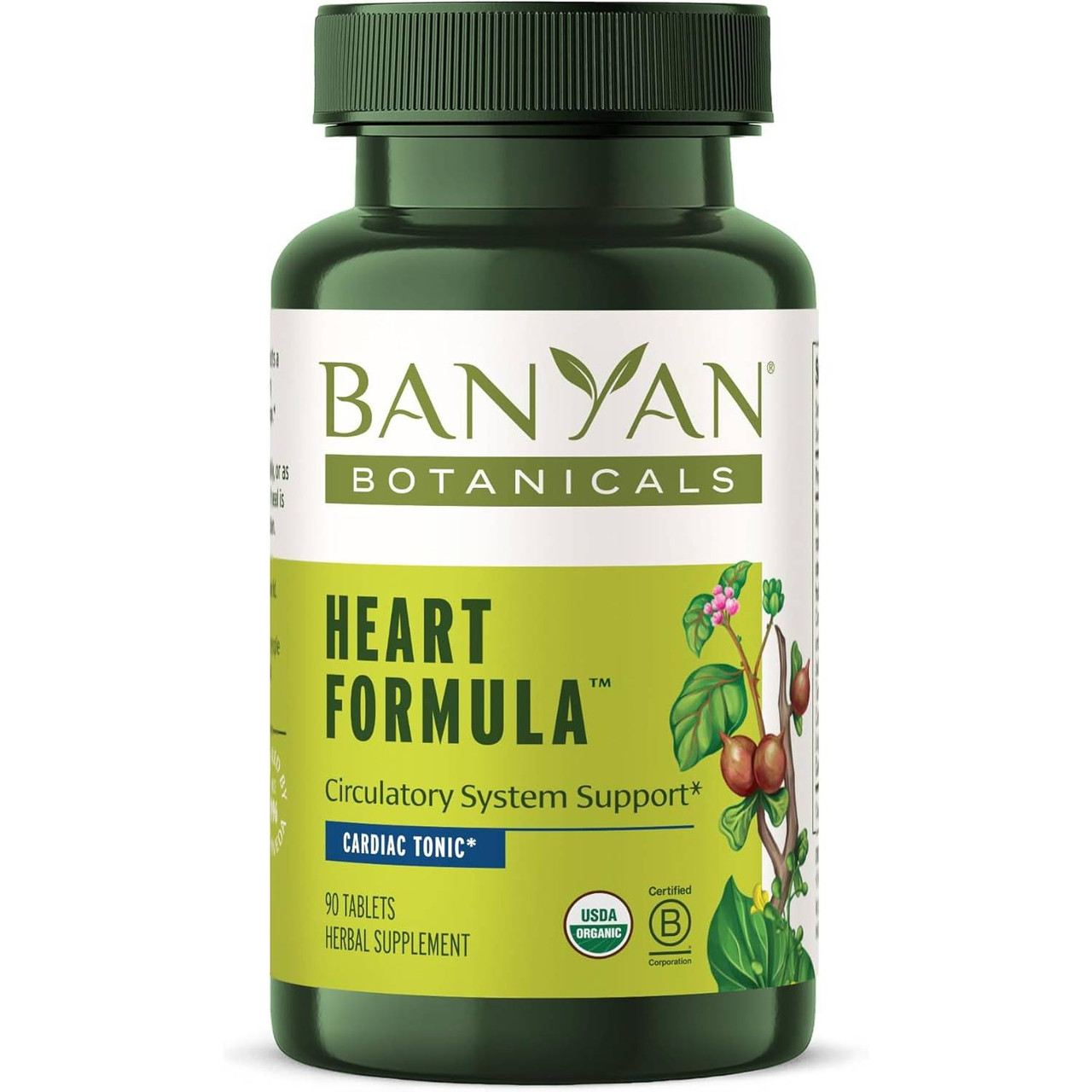 Banyan Botanicals Heart Formula - 90 Tablets BYBT11614 27.99