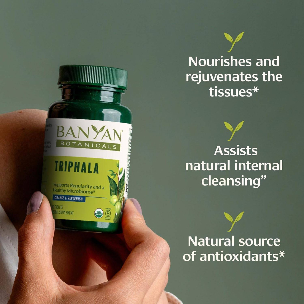 Banyan Botanicals Triphala Tablets - 90 Tablets