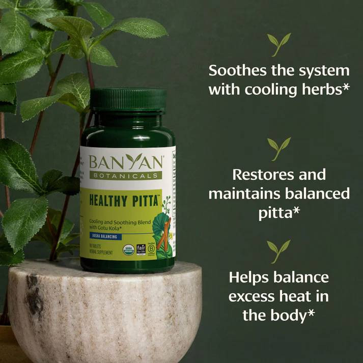 Banyan Botanicals Healthy Pitta (Organic) - 90 Tablets