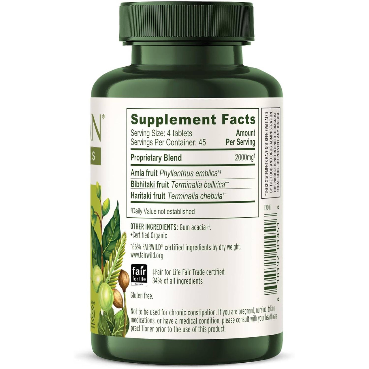 Banyan Botanicals Triphala - 180 Tablets
