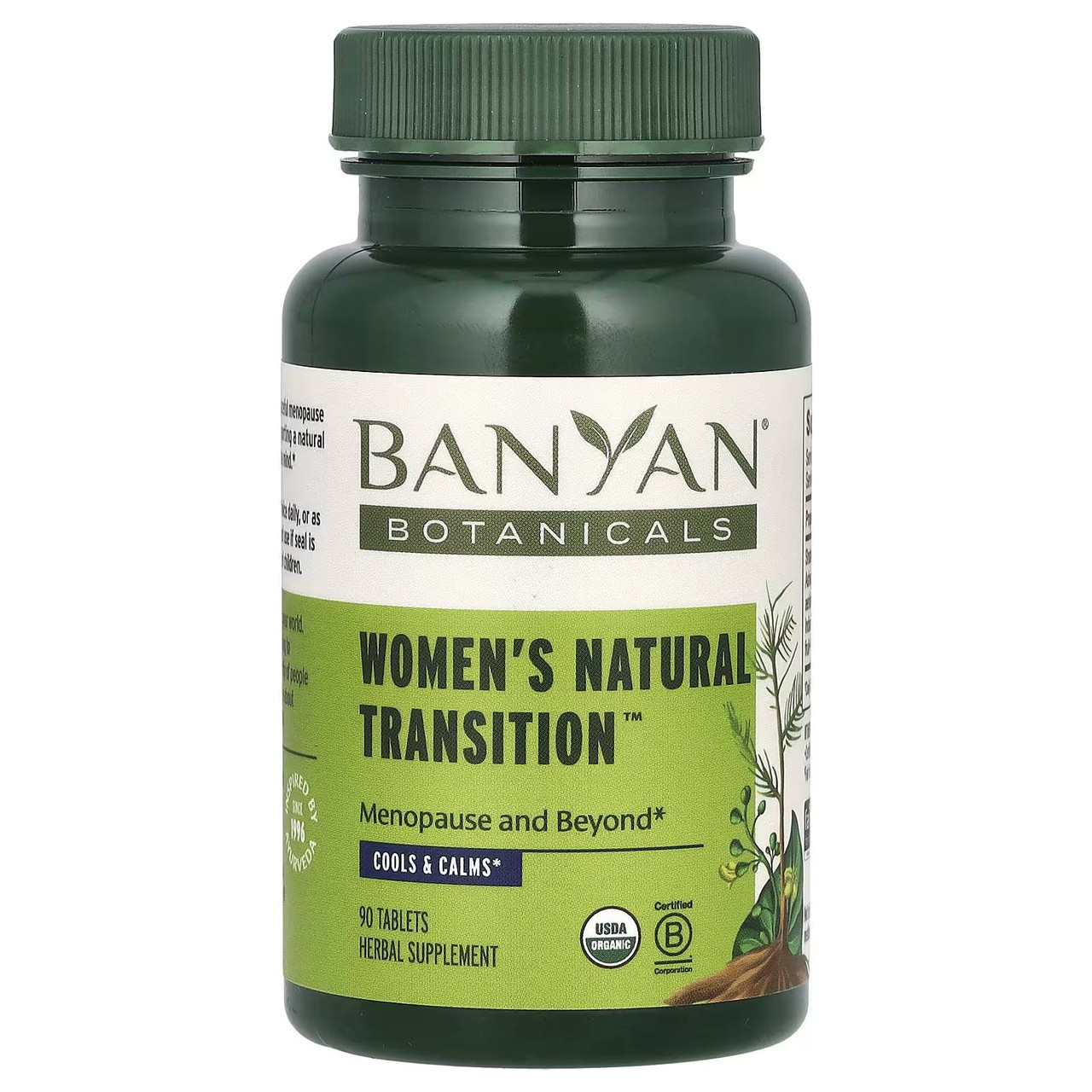 Banyan Botanicals Women's Natural Transition Tablets - 90 Tablets BYBT13618 27.99