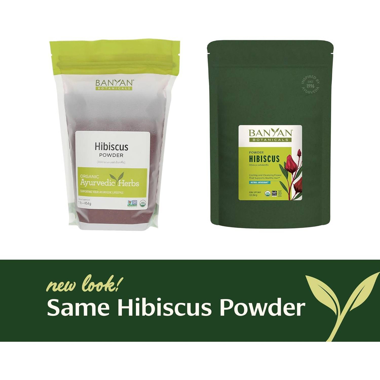 Banyan Botanicals Hibiscus Powder Organic - 454 Grams
