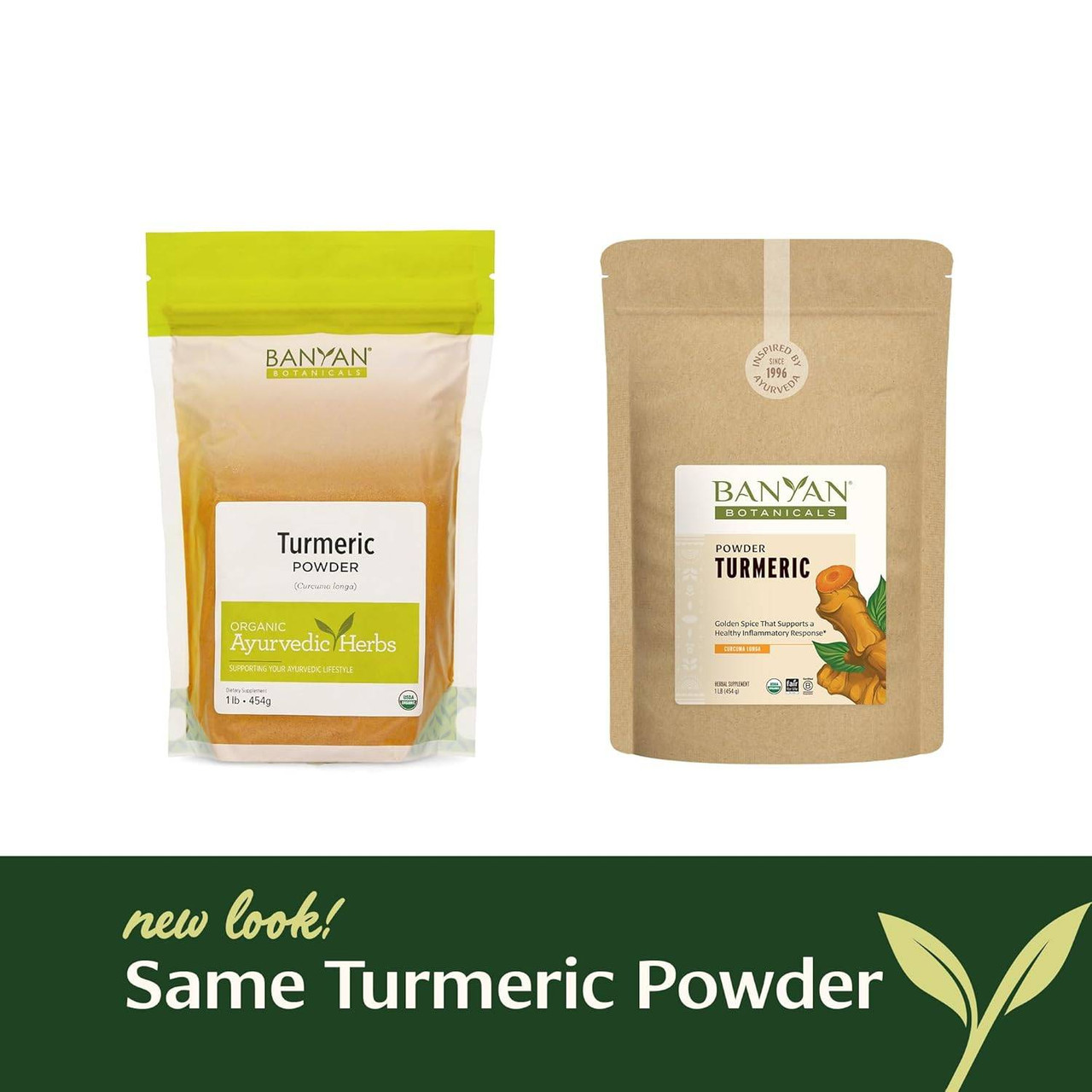 Banyan Botanicals Turmeric Root Powder, Organic - 454 Grams