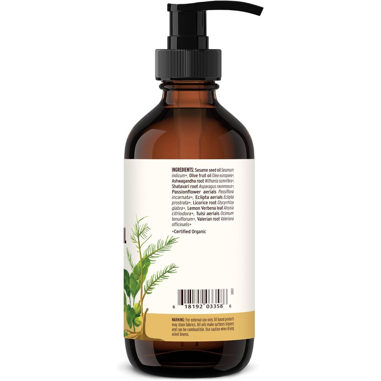 Banyan Botanicals Vata Massage Oil, Organic - 8 Ounces