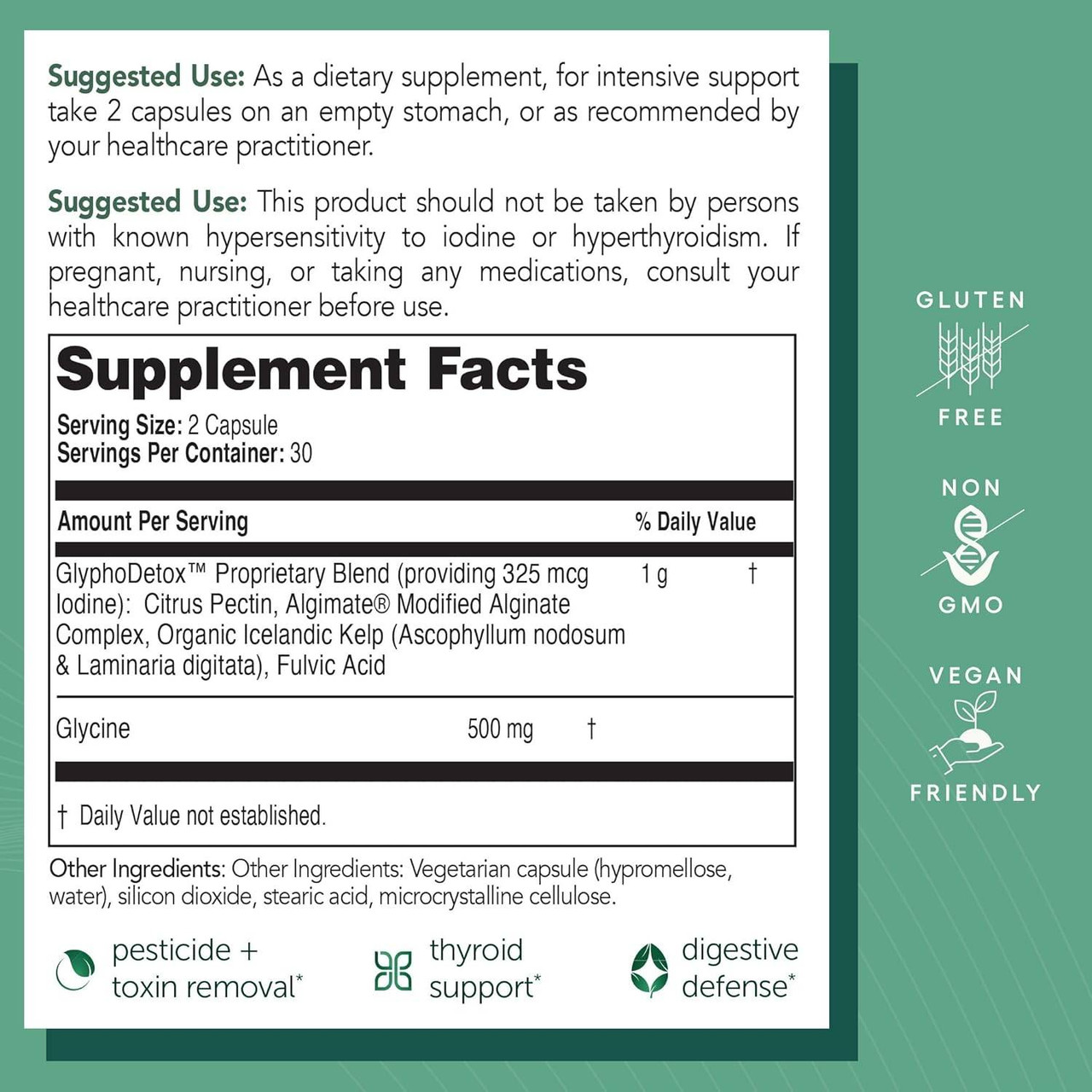 EcoNugenics GlyphoDetox - 60 Capsules